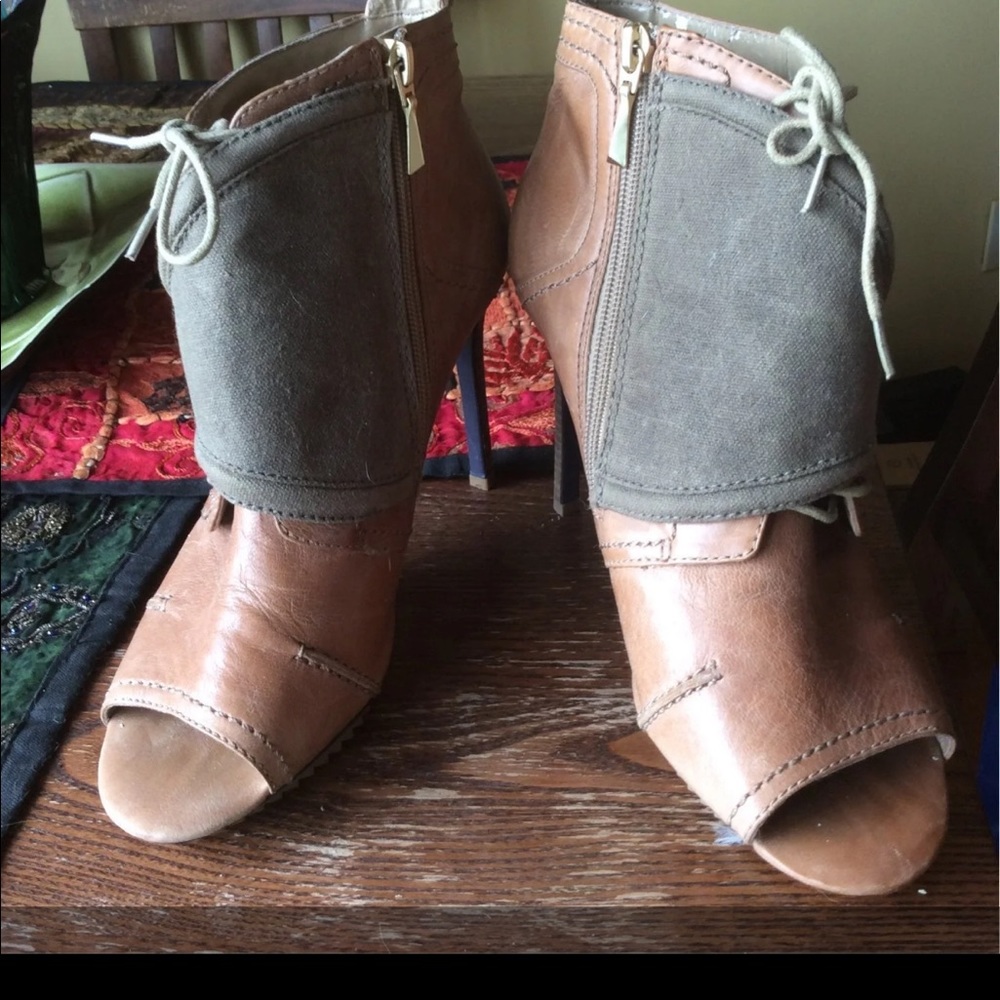 Rachel Roy Open Toe Booties